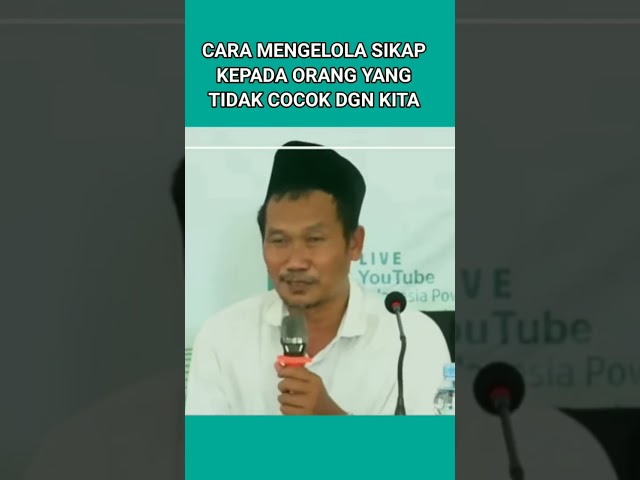 Gus Baha | Cara Bersikap kepada Orang yang Tidak Cocok dengan Kita class=