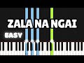 Denis Ngonde Zala Na Ngai EASY PIANO TUTORIAL BY Extreme Midi