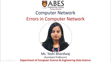 Error in Computer Network I ABES Engineering College