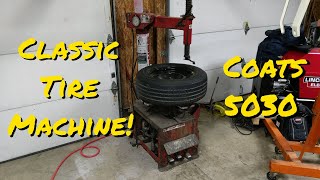 How to use a Coats Tire Machine, using my Coats 5030 classic rim clamp!
