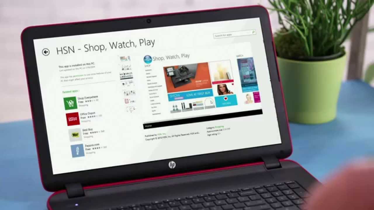 HSN | How To Install A Windows Store App On The HP Pavillion Laptop - YouTube