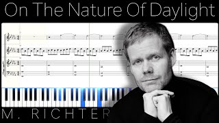 On The Nature Of Daylight - Max Richter: 4 hands - Tutorial with scrolling score