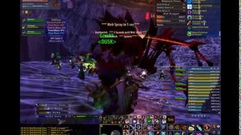 Dusk vs Maexxna The Mealstom 40 man