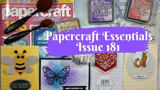Papercraft Essentials Issue 181 With 4 Cards