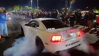 Daytona Turkey Run 2023 Pullouts & Burnouts!! - Friday Night