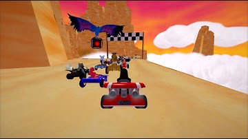 Is this track impossible to win? - Open Source Game Super Tux Kart on Linux