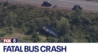 1 dead, 43 injured when bus with LI students crashes