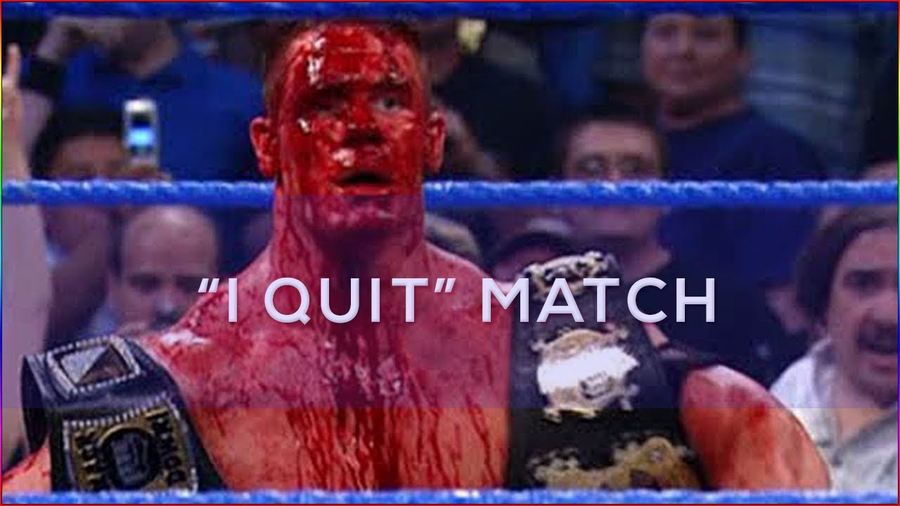 Wwe John Cena Vs Jbl I Quit Match