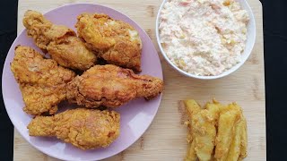 كنتاكي دجاج| طريقة عمل كنتاكي الدجاج | سهل و سريع| مطبخ إسراء