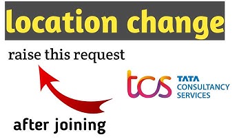 change your work location like this  in #tcs #india #2022