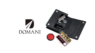 印鑑まとめて収納可能。持ち運び、管理に便利な、ハンコ収納ケース「DOMANI」