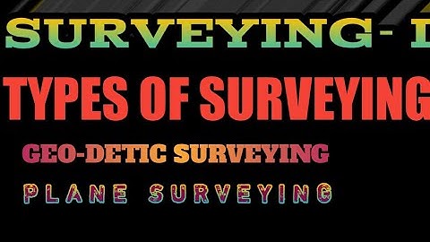 SURVEYING- I DEFINITION OF PLANE SURVEYING, OBJECTIVES AND USES, 3rd semester, 2and Year, explained