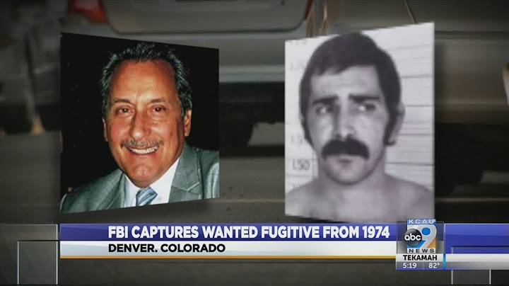 FBI Captures Wanted Fugitive From 1974
