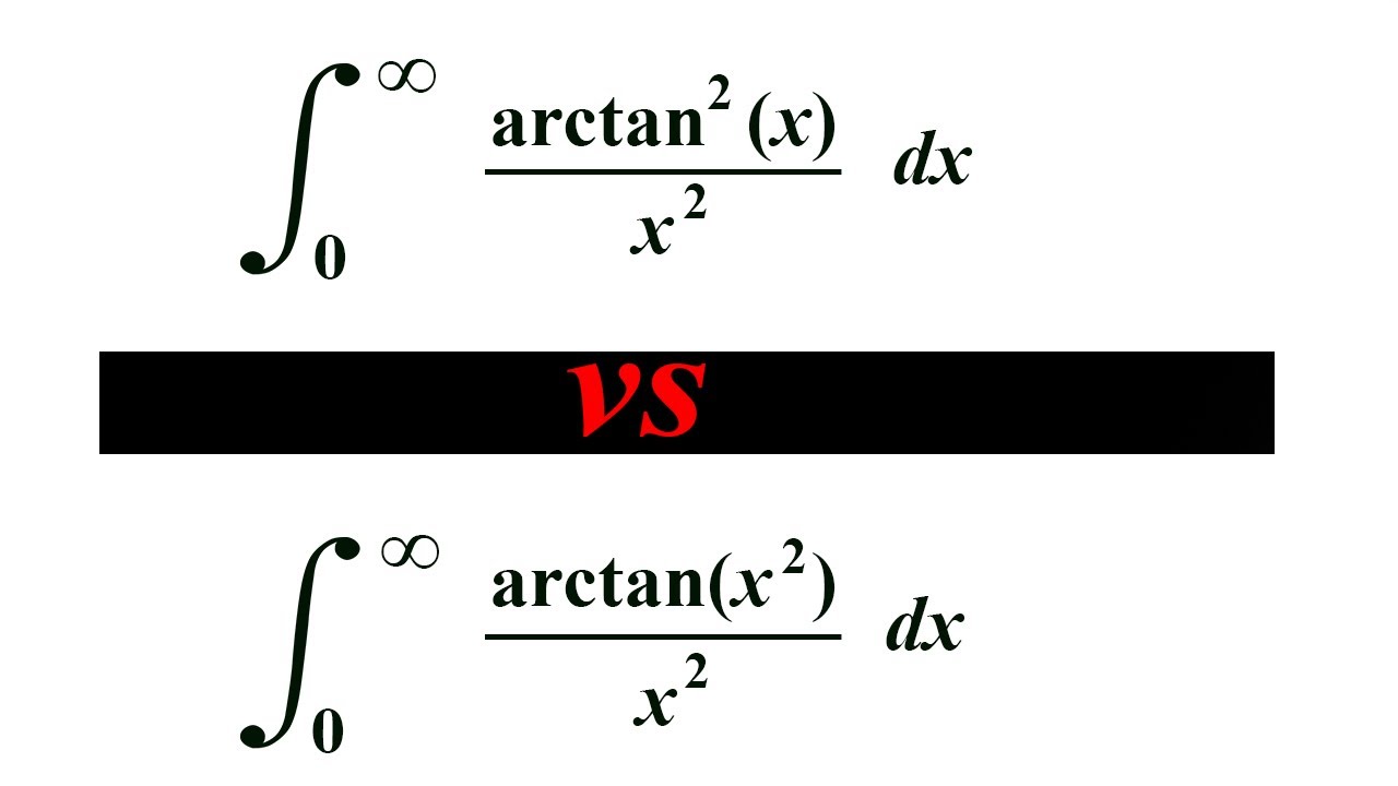 Integral Battle Integral Arctan 2 x x 2 And Integral Arctan x 2 x 2 integral-battle-integral-arctan-2-x-x-2-and-integral-arctan-x-2-x-2