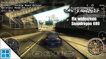 NEED FOR SPEED MOSTWANTED | WINLATOR 9.0 SNAPDRAGON 680 ANDROID FIX WIDESREEN