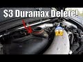 $3 Duramax Mod! Make Turbo Louder! Resonator Delete!