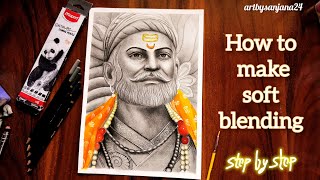 Chhatrapati shivaji maharaj Drawing, sketch Tutorial 😍 screenshot 3