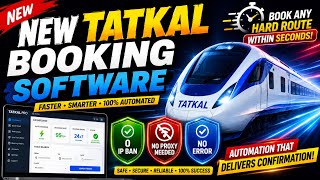 Irctc TatkalPro Software | Full Automation Tatkal booking 