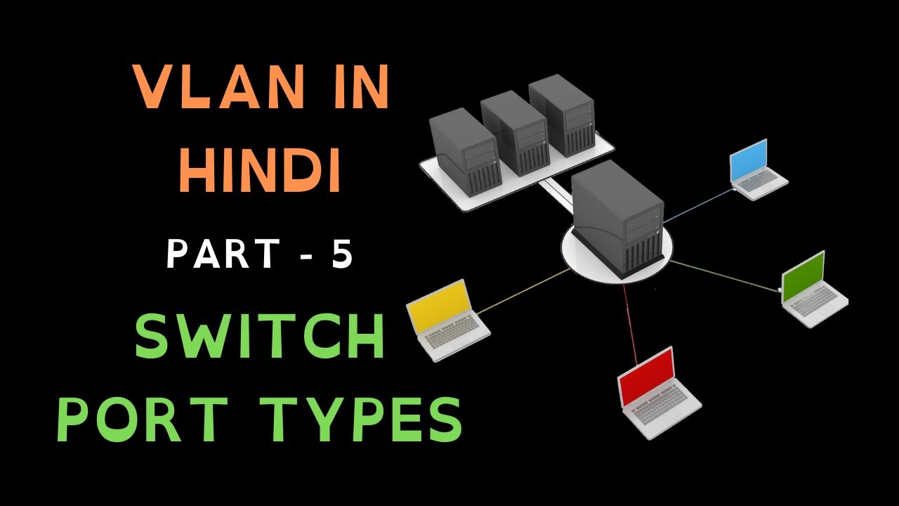 ⁣❤❤88. Free CCNA (NEW) | VLAN in Hindi - Switch Port Types ❤❤