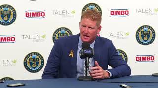 Union 3-1 Fire Press conference Jim Curtin