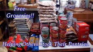 Free Groceries   Helping Others Stock Their Pantries