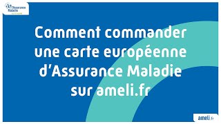 Comment commander une carte européenne d'Assurance Maladie sur ameli.fr #CEAM screenshot 3