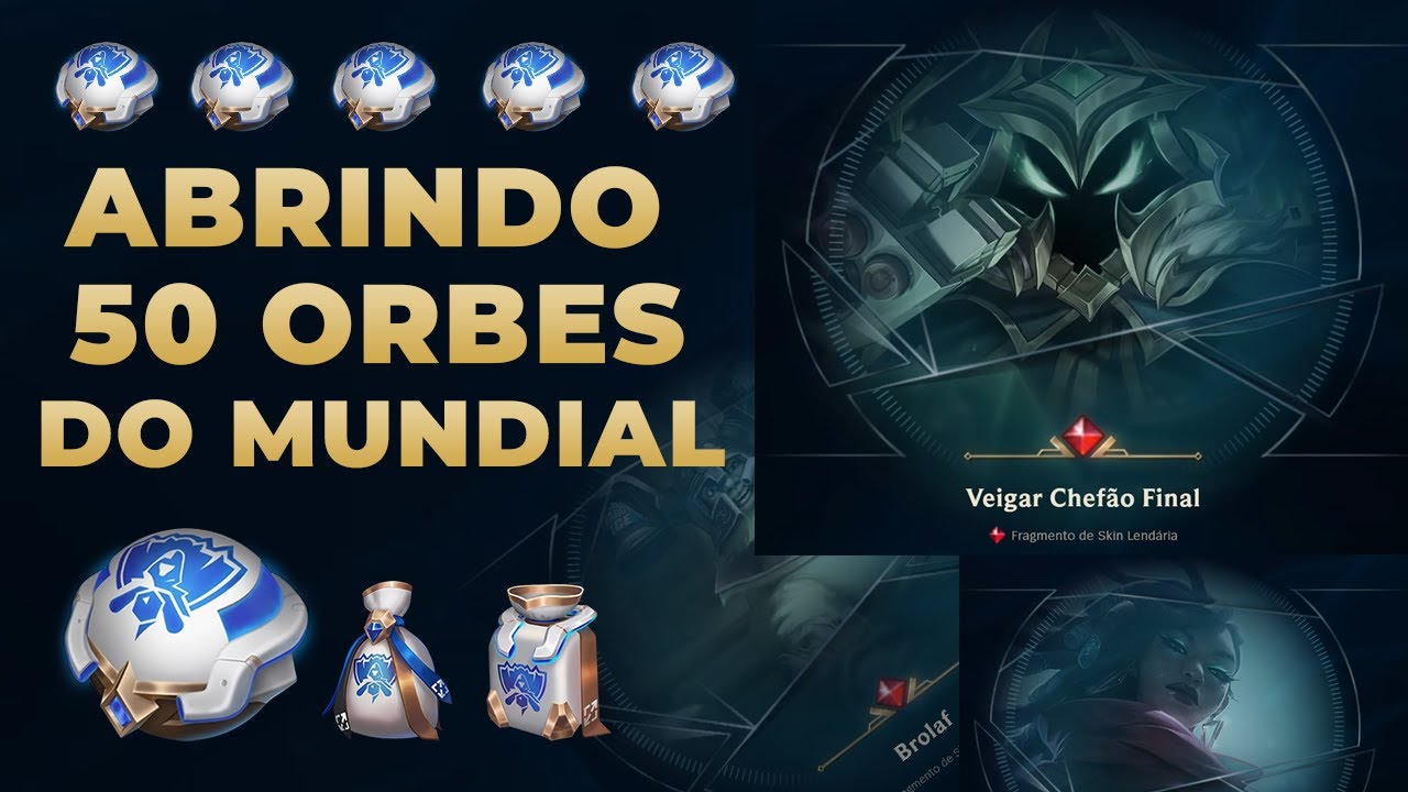 ABRINDO 50 ORBES DO MUNDIAL! DEU BOM? +60 SKINS