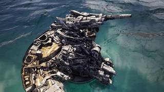 Folding geocannon render test
