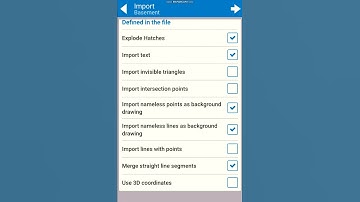 Importing a .DWG in Topcon Field Mobile