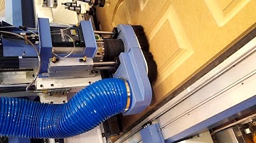 Door making cnc woodworking machine with auto loading and unloading device