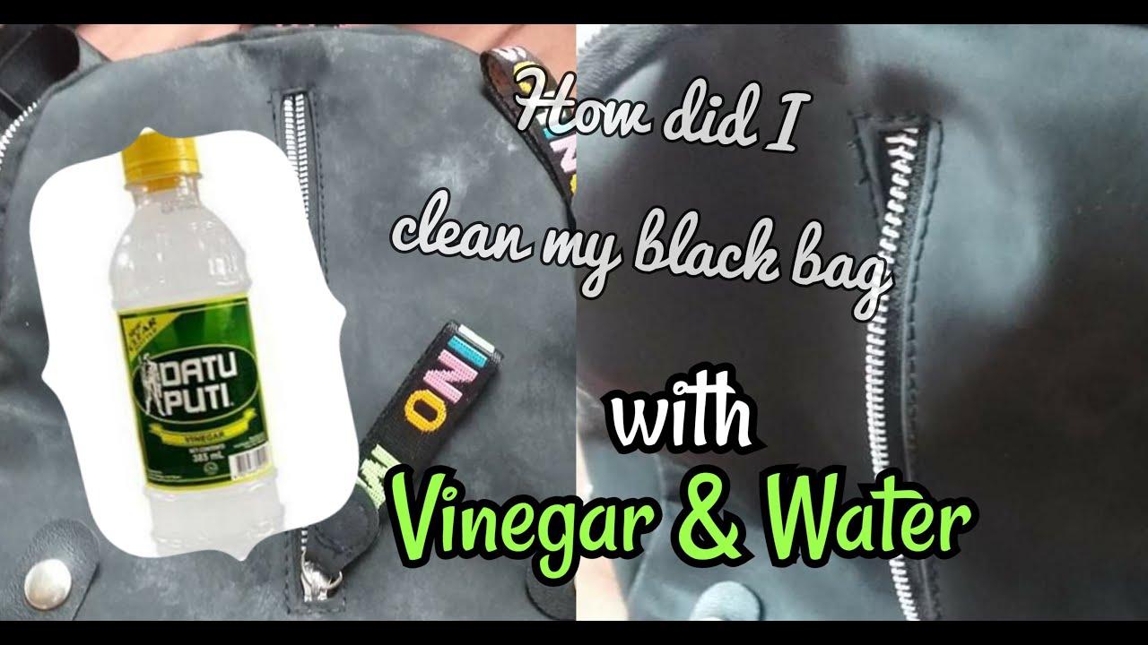 How to clean your black bag without washing it Super effective HassleFree ‼ KA Risma