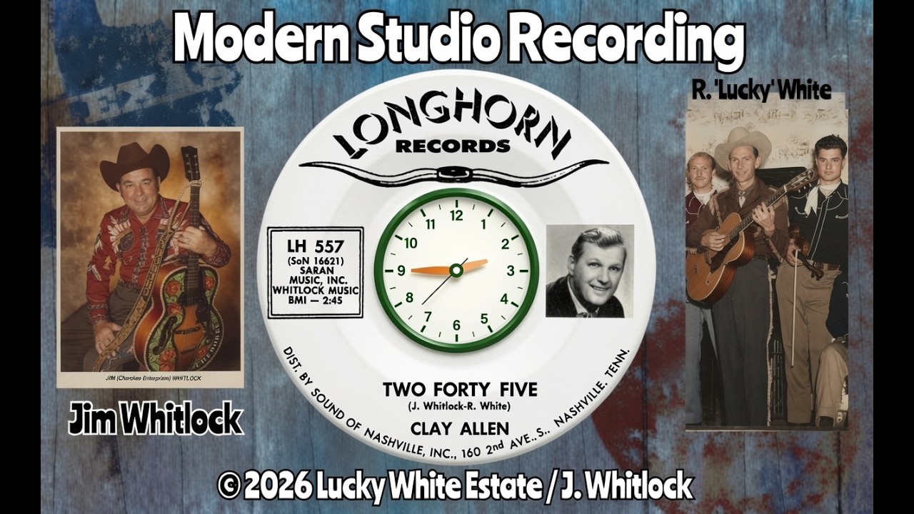 洋楽 Treal Clay Allen - Two Forty Five (Modern Reproduction) Jim Whitlock & R