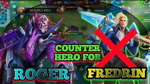 ROGER COUNTER HERO FOR FREDRIN FULL GAME #mlbb #mobilelegends