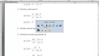 Calculus for Business-Economics - Chapter 3 Test Review - Problem Type 3