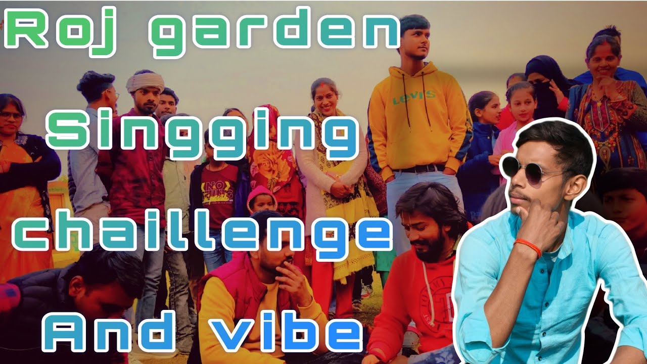 Garden Me Singing Challenge Kiya | Log Sunne Lage! 🎤 @Seenuvloggingup54