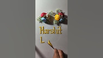 #harshit #lovely #artinthegrains #calligraphy #handwriting #sandart #shorts #viral #trending #art