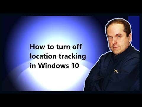 How to turn off location tracking in Windows 10