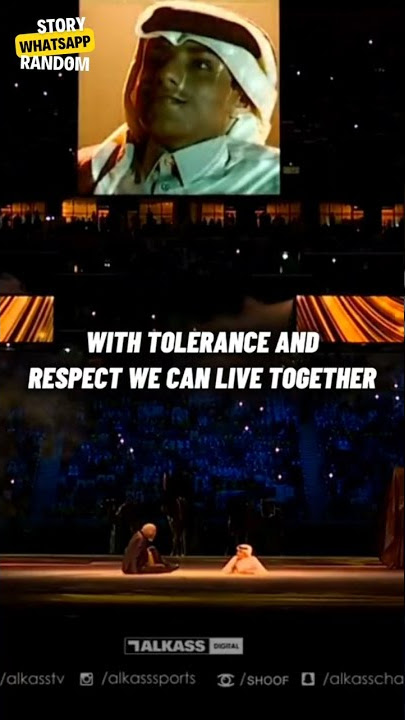 Kata kata Morgan Freeman - How can many countries languages and cultures come together? Ghanim Qatar