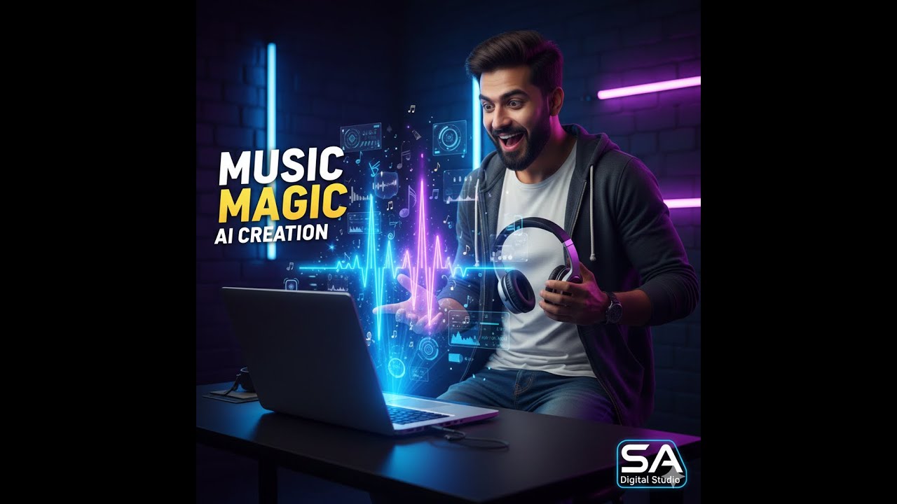 AI + Idea = Full Song 🎶 | Content Creators Must Try | SA Digital Studio