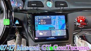 07-17 Maserati GT GranTurismo Wireless Carplay Android Auto Reverse camera installation