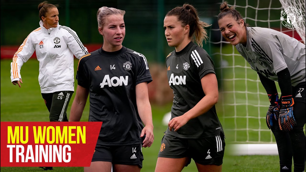 Training Mu Women Step Up New Season Preparations Manchester United Women Youtube