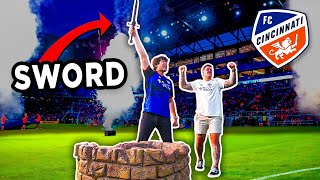 On the Pitch with a SWORD at MLS Match ⚔️ by BFordLancer 257,204 views 7 months ago 17 minutes