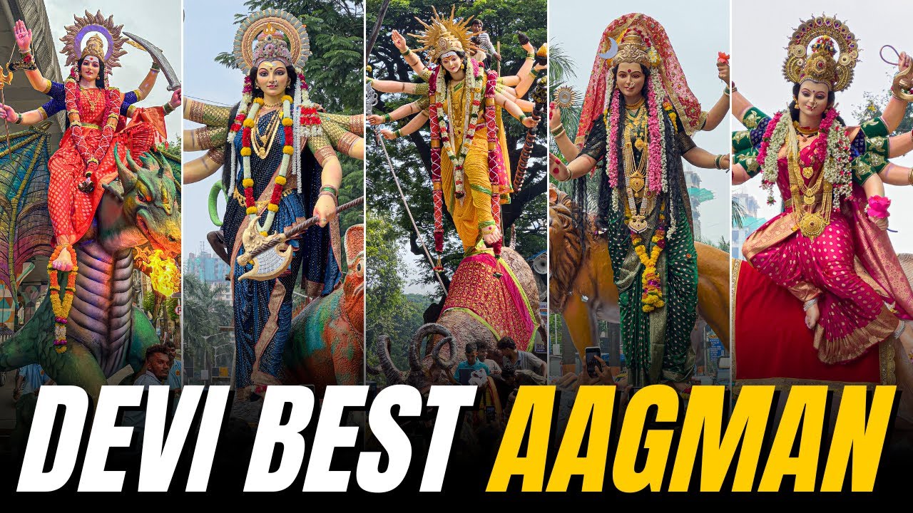 Mumbai's Devi Best Maha Aagman Sohala 2024 | Navratri Festival In Mumbai | Devi Aagman 2024