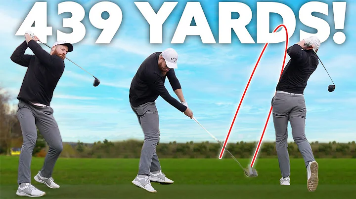 This golfer hits it over 400 yards!