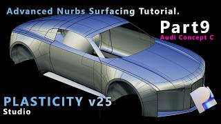 PLASTICITY v25.3 Studio | Advanced Nurbs Surfacing Tutorial |  On Patreon | Part 9 | Gap Dimensions