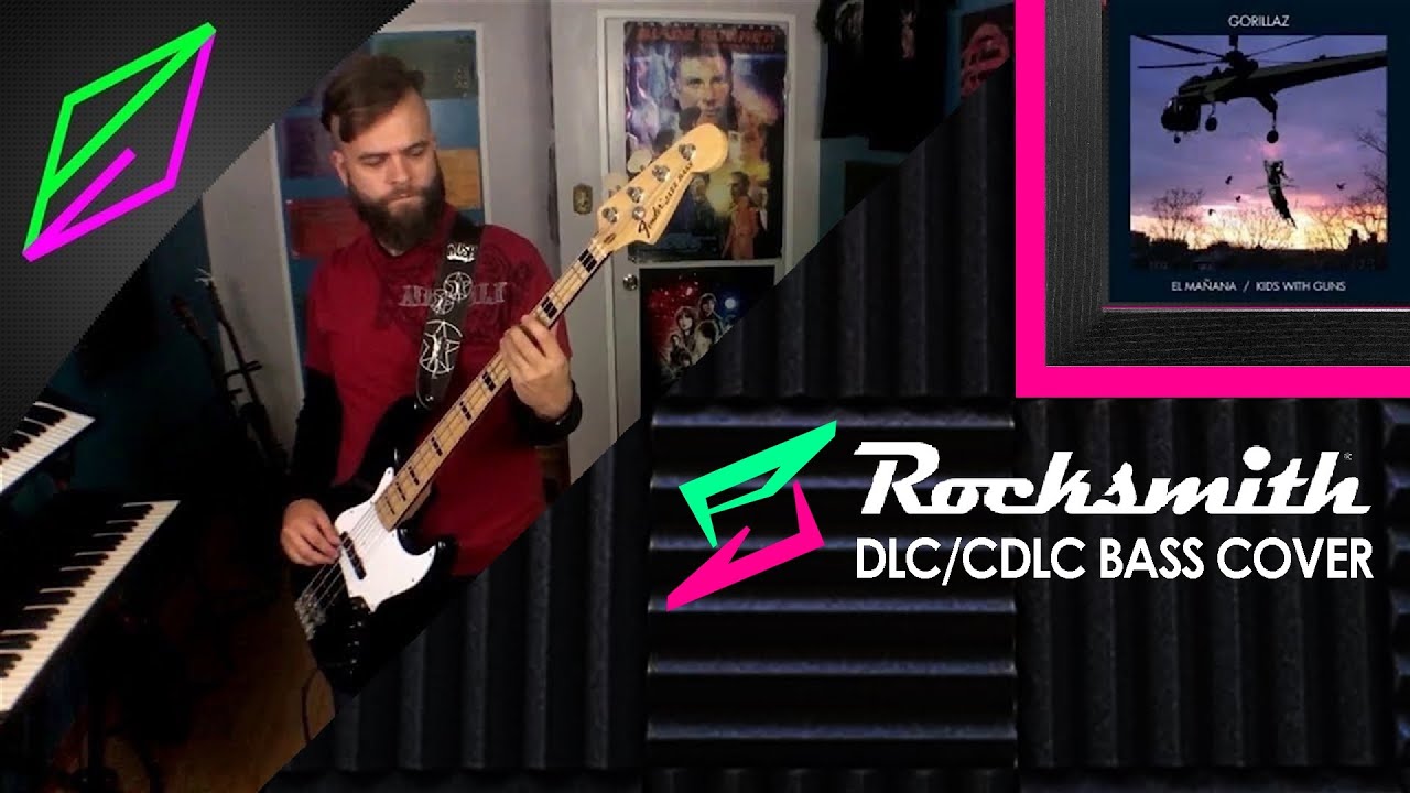 Gorillaz El Manana BASS Tabs & Cover (Rocksmith) YouTube