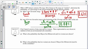 Math 30-2 Probability Lesson 6