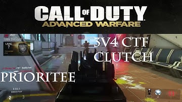 ADVANCED WARFARE 3V4 CTF CLUTCH COMEBACK!!