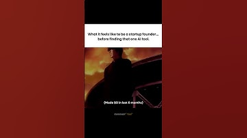 Startup life: grinding hard, earning nothing… until the right AI tool changes everything. 🚀