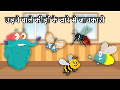 उड़ने वाले कीड़ों के बारे में जानकारी | Information on flying insects in Hindi | butterfly, bee